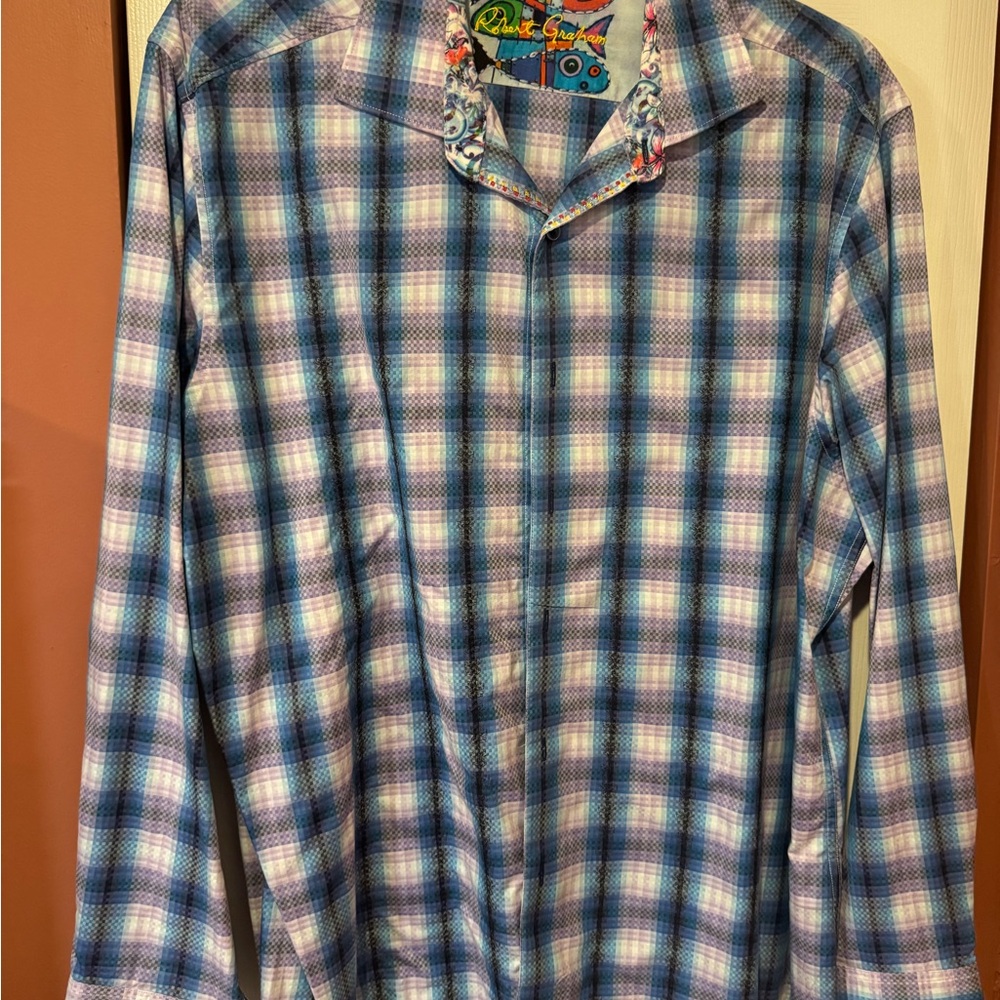 Robert Graham Multicolor Plaid Button Down Shirt